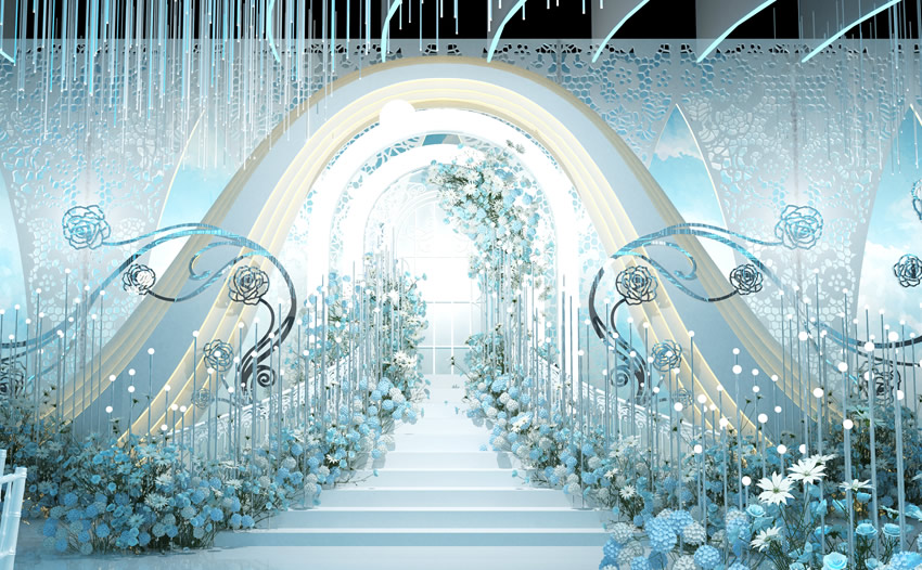 新疆釡香烙馍村水晶厅效果展示